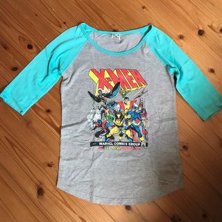 エックスガール(X-girl)の【チェリー様専用】MARVEL コラボTシャツ  七分袖☆(Tシャツ(長袖/七分))