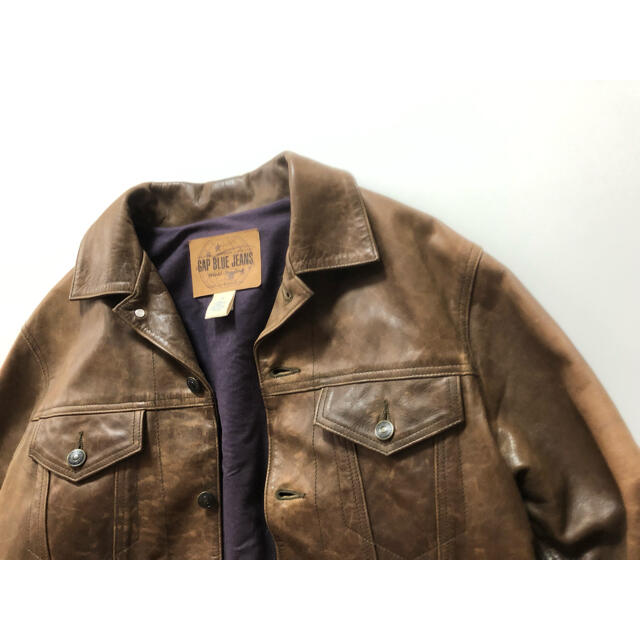 GAP(ギャップ)の90's GAP LEATHER JACKETギャップ　レザージャケット　342 メンズのジャケット/アウター(レザージャケット)の商品写真