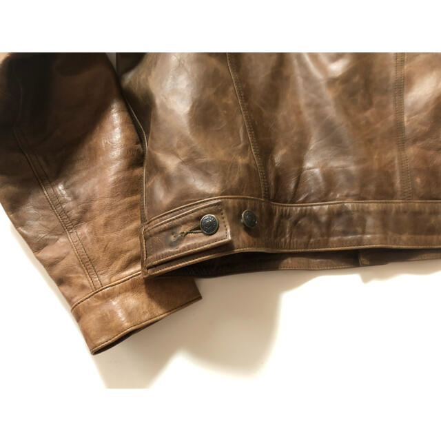 GAP(ギャップ)の90's GAP LEATHER JACKETギャップ　レザージャケット　342 メンズのジャケット/アウター(レザージャケット)の商品写真