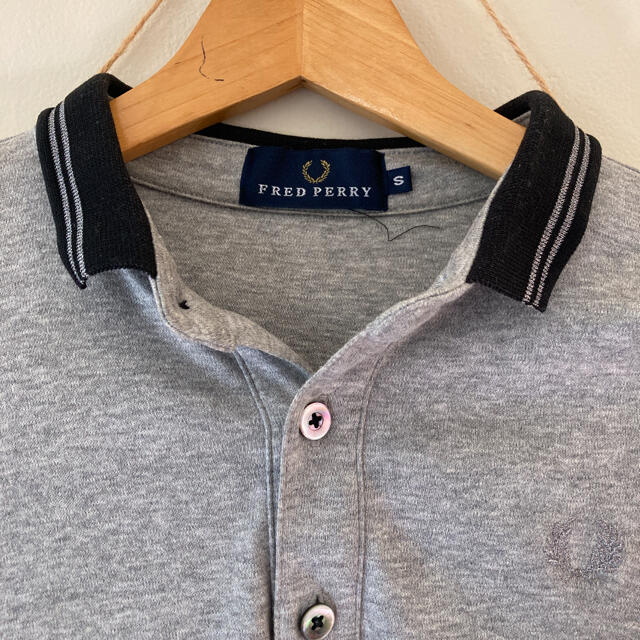 FRED PERRY(フレッドペリー)のフレッドペリー 長袖ポロシャツ サイズs 美品ラフシモンズbshopdanton メンズのトップス(Tシャツ/カットソー(七分/長袖))の商品写真