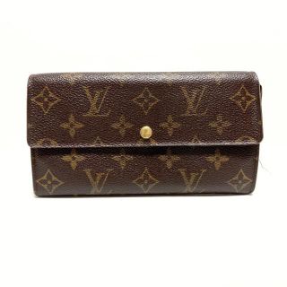 ルイヴィトン(LOUIS VUITTON)のルイヴィトン 長財布 モノグラム M61725 -(財布)