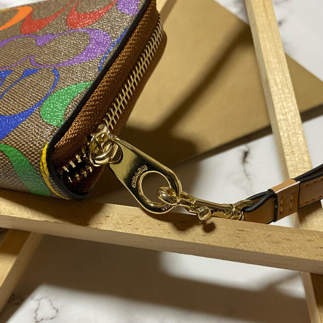 COACH - 【COACH】コーチ長財布レインボー シグネチャー (C4537)の通販