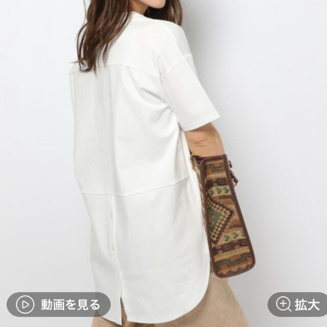 BARNYARDSTORM(バンヤードストーム)の裾ボタンポケットＴ レディースのトップス(Tシャツ(半袖/袖なし))の商品写真