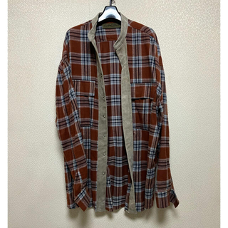 フィアオブゴッド(FEAR OF GOD)のLaid Back"Flannel Shirts Brown"Online限定(シャツ)
