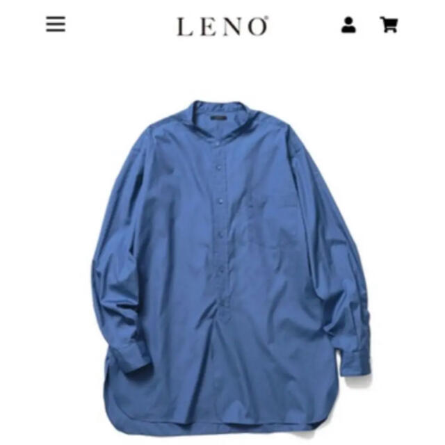 leno&coバンドカラーシャツ　美品