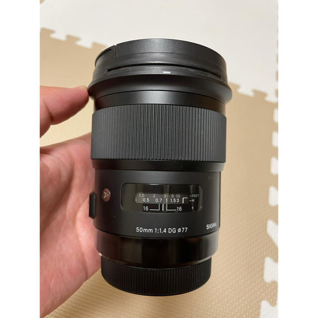 SIGMA(シグマ)の【超美品】SIGMA 50F1.4 DG HSM Art キヤノンEFマウント スマホ/家電/カメラのカメラ(レンズ(単焦点))の商品写真