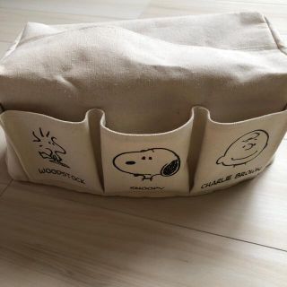 スヌーピー(SNOOPY)のリンネル付録　ティッシュケースカバー(ティッシュボックス)