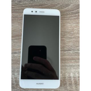 ファーウェイ(HUAWEI)の【美品】HUAWEI P10 lite White 32GB SIMフリー(スマートフォン本体)