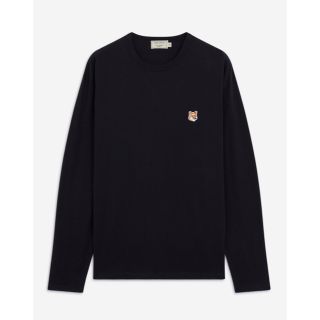 メゾンキツネ(MAISON KITSUNE')の大人気‼︎  MAISONKITSUNE  長袖Tシャツ　ロンT  ワンポイント(Tシャツ(長袖/七分))