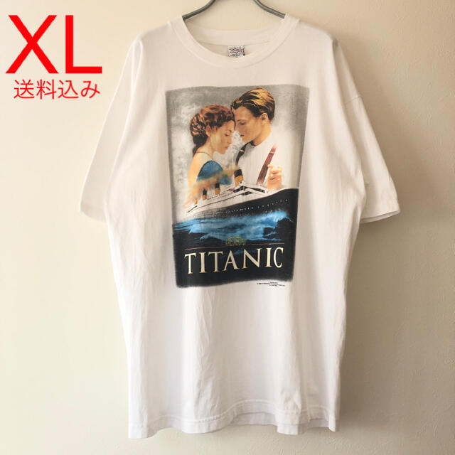 XL Titanic Promo Tee タイタニック 白 Tシャツ ムービーT