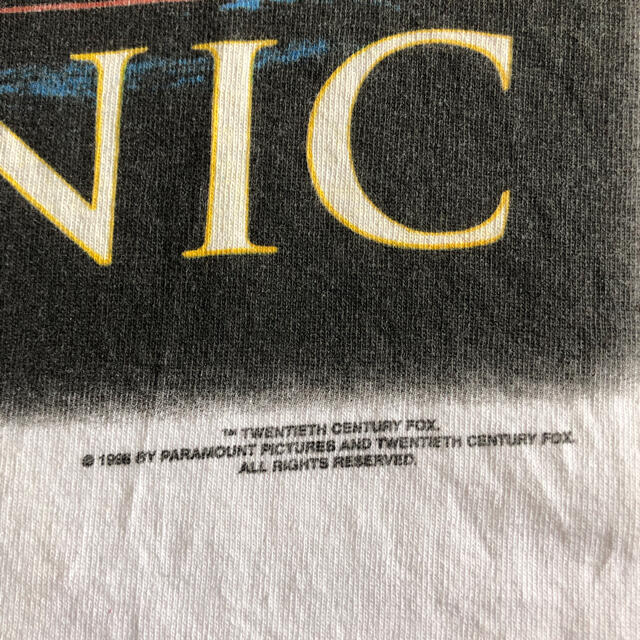 Titanic Promo Tee XL タイタニック Tシャツ ムービーT 白 Titanic Promo Tee XL タイタニック Tシャツ ムービーT 白