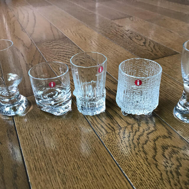 iittala - 未使用 iittala タピオ・ヴィルカラ☆ショットグラス 5個
