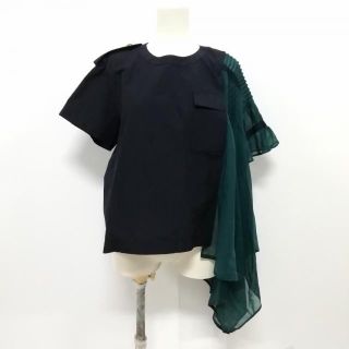 サカイ(sacai)のサカイ 半袖カットソー サイズ1 S美品  -(カットソー(半袖/袖なし))