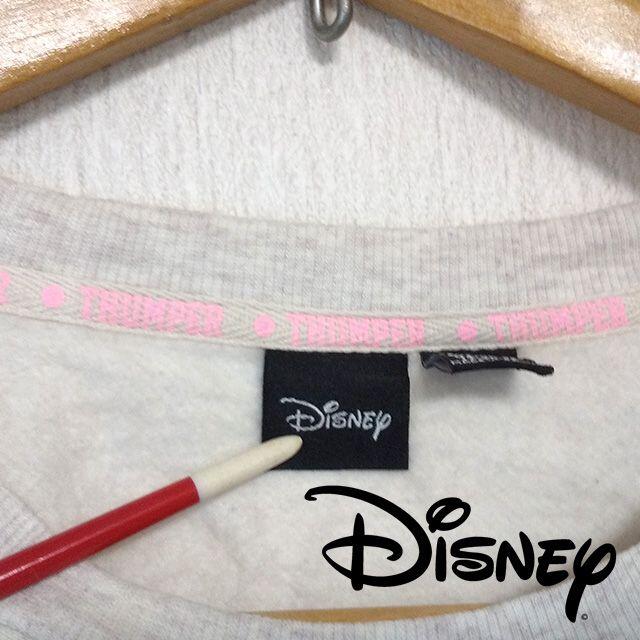 Disney(ディズニー)のDisneyディズニースウェット　レディースとんすけTHUMPER　バンビ　XL レディースのトップス(トレーナー/スウェット)の商品写真