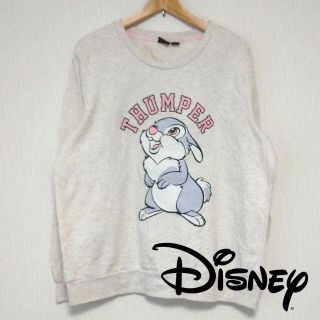 ディズニー(Disney)のDisneyディズニースウェット　レディースとんすけTHUMPER　バンビ　XL(トレーナー/スウェット)