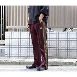 菅田将暉着用　15SS NEEDLES トラックパンツ　ナロー　マルーン　希少