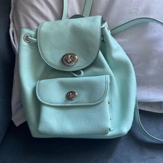 コーチ(COACH)のミントグリーン　コーチバック(リュック/バックパック)