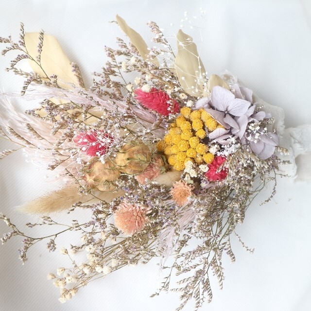 新作商品 アイビーさん専用 結婚式ドライフラワーリースブーケ