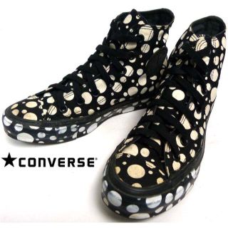 コンバース(CONVERSE)のコンバース オールスター 水玉/ドット柄ハイカット スニーカー23.5cm(スニーカー)