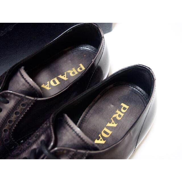 PRADA - PRADA ガラスレザーシューズ 6.5の通販 by Tom's shop PRADA - PRADA ガラスレザーシューズ 6.5の通販 by Tom's shop