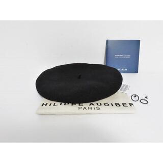 フィリップオーディベール(Philippe Audibert)の新品 ピアス付き PHILIPPE AUDIBERT ベレー帽 フランス製(ハンチング/ベレー帽)