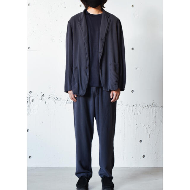 COMOLI(コモリ)のCOMOLI シルクネル ジャケット 21AW FADE NAVY 3 メンズのジャケット/アウター(テーラードジャケット)の商品写真