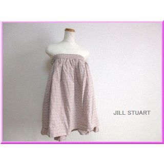 ジルスチュアート(JILLSTUART)のジルスチュアート★ベアトップドレスワンピース★ピンク★サイズ2★新品(ミニワンピース)