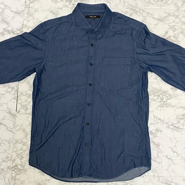 COMME CA MEN(コムサメン)のCOMME CA MEN ダンガリーカッタウェイシャツ　Sサイズ メンズのトップス(シャツ)の商品写真