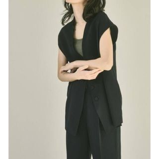 トゥデイフル(TODAYFUL)のtodayfulカラーレスツイルベストCollarless Twill Vest(ベスト/ジレ)