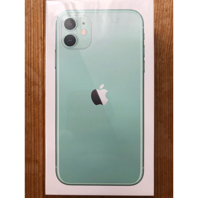 新品 未開封 iPhone11 緑 64GB SIMロック解除61インチ内蔵ストレージ容量