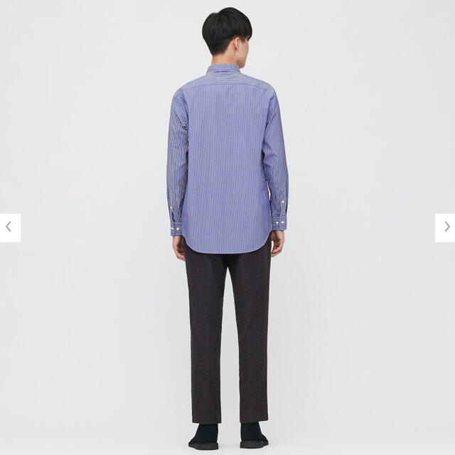 J.W.ANDERSON - ユニクロ JW ANDERSON ストライプシャツ ブルー J.W.ANDERSON - ユニクロ JW ANDERSON ストライプシャツ ブルー