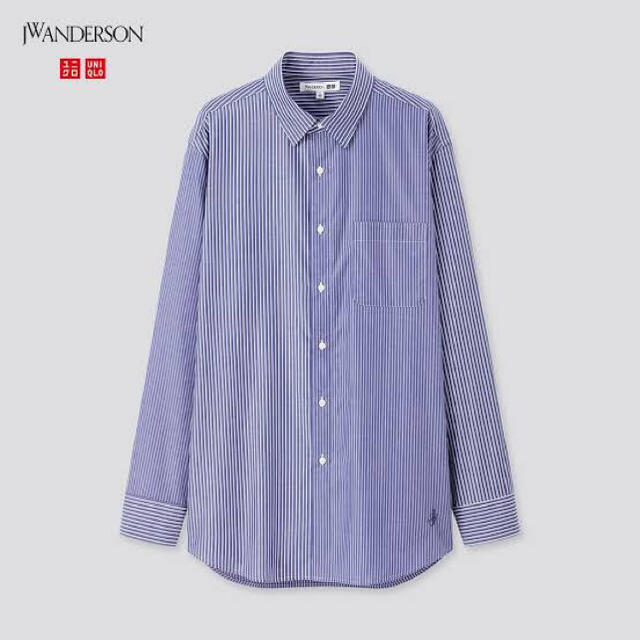 J.W.ANDERSON - ユニクロ JW ANDERSON ストライプシャツ ブルーの通販