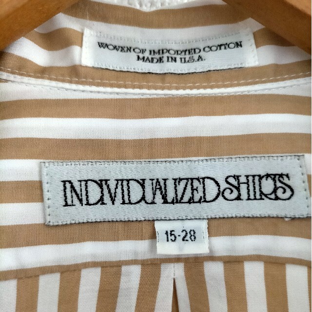 INDIVIDUALIZED SHIRTS(インディヴィジュアライズドシャツ)のINDIVIDUALIZED SHIRTS ストライプコットンシャツ レディースのトップス(シャツ/ブラウス(長袖/七分))の商品写真