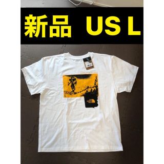 ザノースフェイス(THE NORTH FACE)のUSA限定　新品　ノースフェイス　メンズTシャツ　L ホワイト　グラフィック(Tシャツ/カットソー(半袖/袖なし))