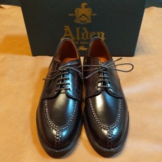 オールデン(Alden)のALDEN　オールデン　コードバン　2210 NST サイズ7.5　バーガンディ(ドレス/ビジネス)