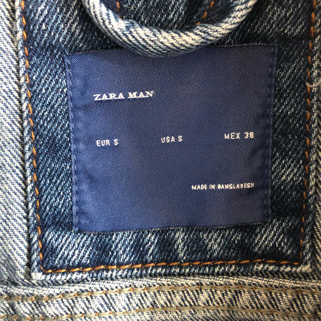 値下げ ZARAMAN ダメージ デニムジャケット S | bombaytools.com
