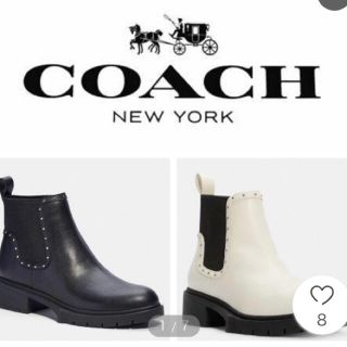 COACH レザーサイドゴアブーツ - www.onkajans.com