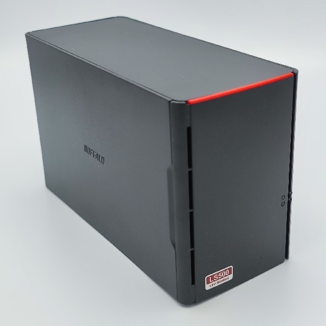 Buffalo(バッファロー)のBUFFALO LS520D0202 ネットワークHDD(NAS) スマホ/家電/カメラのPC/タブレット(PC周辺機器)の商品写真