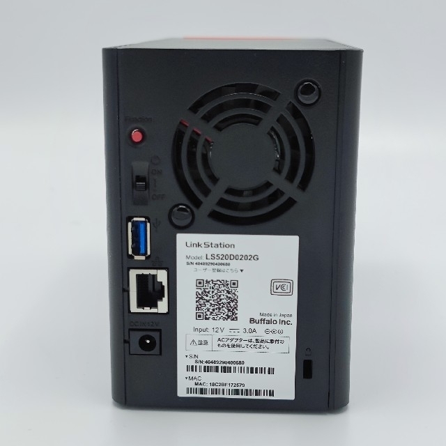 セール人気 NAS バッファロー LinkStation LS520D0202G [リンク