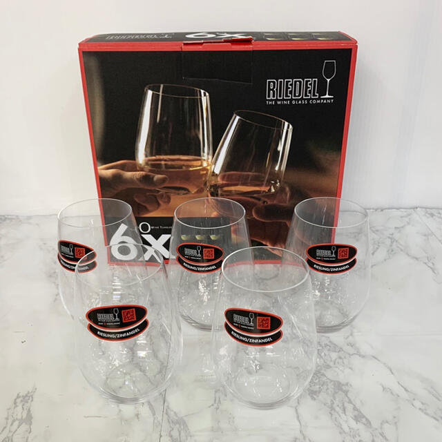 RIEDEL - RIEDEL リーデル オー ワインタンブラー ワイングラス 5個