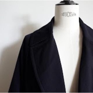 COMOLI コモリ 17AW ウール中綿タイロッケンコート ネイビー サイズ1