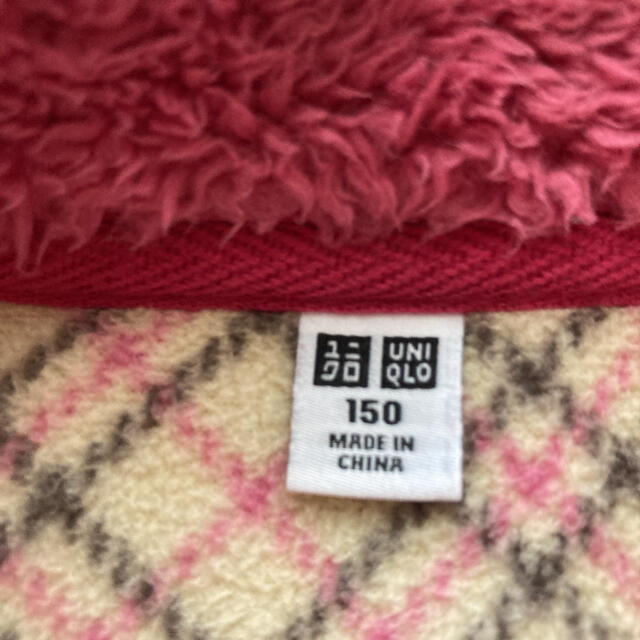 UNIQLO(ユニクロ)の150サイズ ユニクロ フリース キッズ/ベビー/マタニティのキッズ服女の子用(90cm~)(ジャケット/上着)の商品写真