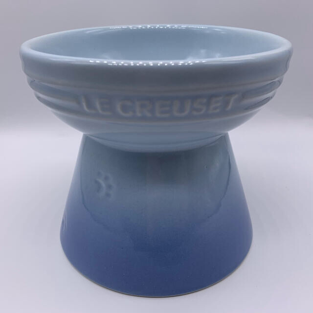 新品 ルクルーゼ ペットボール 食器 フードボウル LE CREUSET ブルー