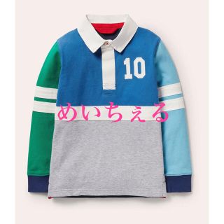 ボーデン(Boden)の【新品】Boden ブルー ラグビーシャツ(Tシャツ/カットソー)