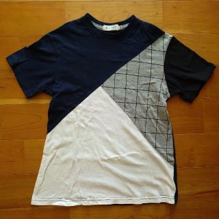 ザショップティーケー(THE SHOP TK)の【くうママ0347様ご専用】THE SHOP TK　切り替え半袖Tシャツ　150(Tシャツ/カットソー)