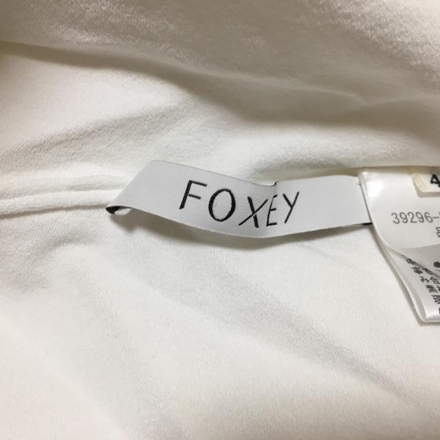 FOXEY(フォクシー)のフォクシー ノースリーブカットソー 42 L - レディースのトップス(カットソー(半袖/袖なし))の商品写真