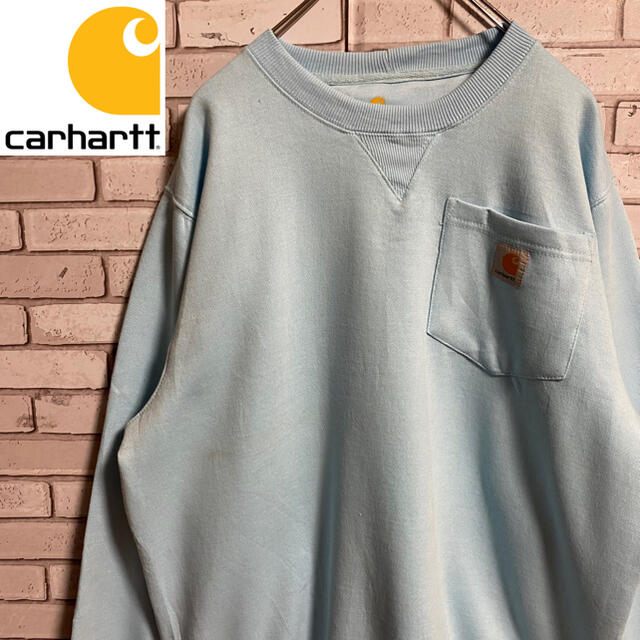 carhartt(カーハート)の90s カーハート メキシコ製 S デッドストック ビッグシルエット ロゴタグ メンズのトップス(スウェット)の商品写真