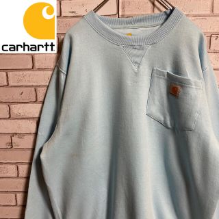 カーハート(carhartt)の90s カーハート メキシコ製 S デッドストック ビッグシルエット ロゴタグ(スウェット)