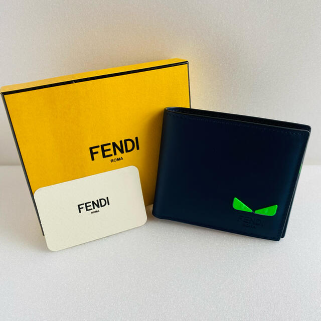 【新品未使用】 FENDI フェンディ 二つ折り財布メンズ