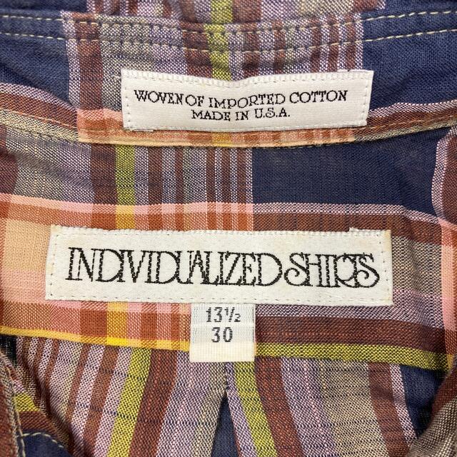 INDIVIDUALIZED SHIRTS(インディヴィジュアライズドシャツ)のindividualized shirt/チェックボタンダウンシャツ レディースのトップス(シャツ/ブラウス(長袖/七分))の商品写真